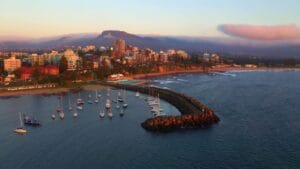 Brighton Beach in Wollongong, New South Wales