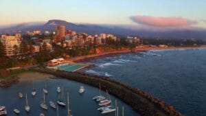 North Wollongong Beach in Wollongong, New South Wales