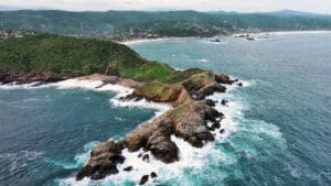 Punta Cometa Beach in Oaxaca, Mexico