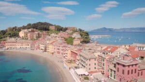 Spiaggia di Portobello in Genoa, Liguria