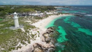 Pinkie Beach in City of Cockburn, Rottnest