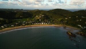 Whangaumu Bay in Northland, New Zealand