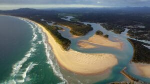 Forster Beach in Nambucca Valley Council, New South Wales