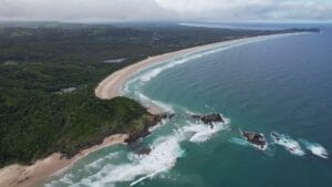 Kings Beach in New South Wales, Australia