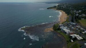 Sharky Beach in Wollongong, New South Wales