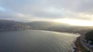 Fish Hoek Beach in Western Cape, South Africa