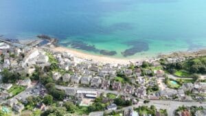 Ventnor Beach in Isle of Wight, England