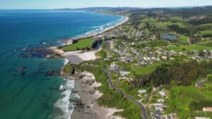 Brighton Beach South in Otago, New Zealand