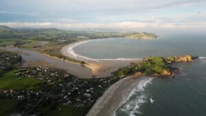 Waikouaiti Beach in Otago, New Zealand