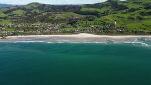 Ocean View Beach in Otago, New Zealand