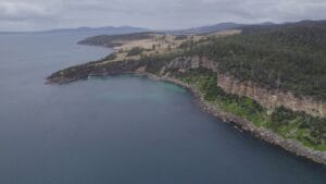 Stapleton Beach in Glamorgan-Spring Bay, Tasmania