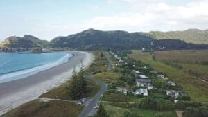 Medlands Beach in Aotea / Great Barrier Island, Auckland