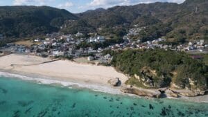 Shirahama Beach in Shizuoka Prefecture, Japan