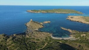 Cala Tamarells in Minorca, Balearic Islands