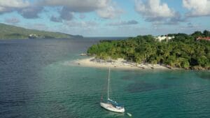 Cayo Levantado Public Beach in Cibao Nordeste, Cayo Levantado