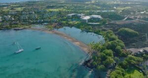 Anaehoomalu Beach in Hawaii, United States