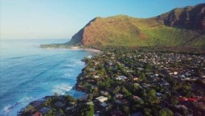 Aki's Beach in Oʻahu, Hawaii