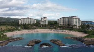 Naia Lagoon Beach in Oʻahu, Hawaii