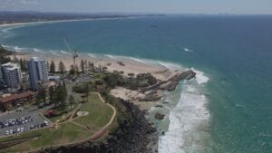 Froggy Beach in Coolangatta, Gold Coast