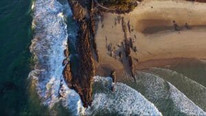 Snapper Rocks Beach in Gold Coast, Coolangatta