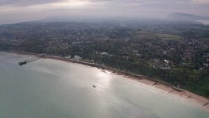 Totland Bay in Isle of Wight, England