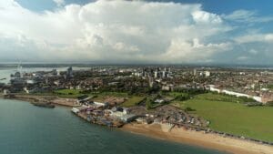 Unnamed Beach in Portsmouth, England