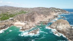 Playa del Amor in Oaxaca, Mexico