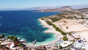 King beach in Vlorë County, Albania