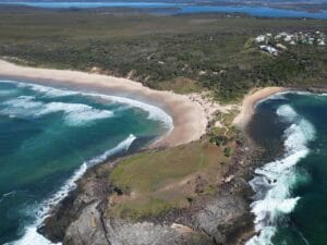 Angourie Back Beach in New South Wales, Australia