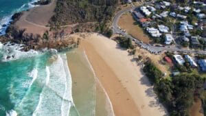 Emerald Beach in New South Wales, Australia