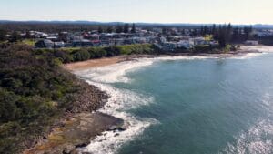 Convent Beach in New South Wales, Australia