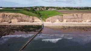 Ryhope Beach in Sunderland, England