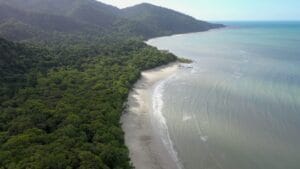 Cape Tribulation Beach in Queensland, Australia