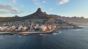 Queens Beach in Western Cape, South Africa