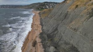 Charmouth Beach East in Dorset, Dorset