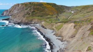 Welcombe Mouth Beach in Devon, England