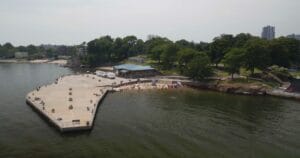 Hudson Park Beach in New York, United States