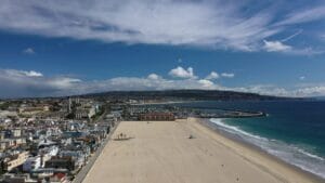 Hermosa City Beach in California, United States