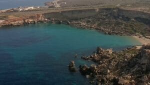 Paradise Bay in Malta Island, Mellieha