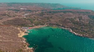 Ġnejna Bay in Malta Island, L-Imġarr