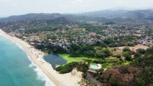 Playa San Francisco (San Pancho) in Nayarit, Mexico