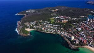 Fairy Bower Beach in New South Wales, Australia