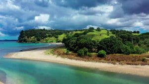 Te Muri Beach in Rodney, Auckland