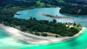 Wenderholm Beach in Rodney, Auckland