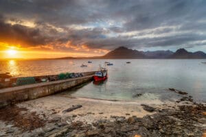 Elgol beach in Skye, Scotland