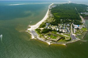 Unnamed Beach in Dauphin Island, Alabama