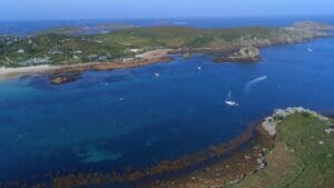 The Bar Beach in Isles of Scilly, England