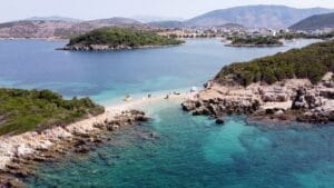 Ksamil Islands Beach in Albania