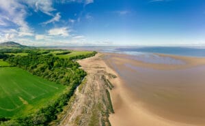 Arbigland Beach in Scotland, United Kingdom