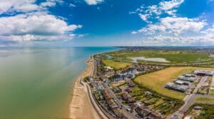 Sheerness Beach East in England, United Kingdom